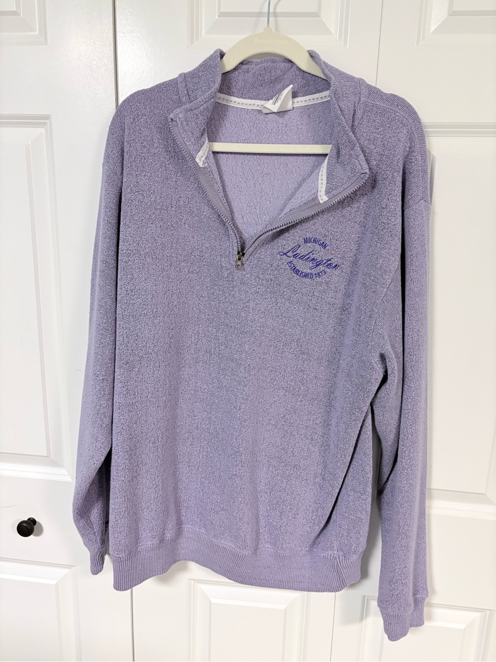 Pacifica Lavender Pullover Terry Top